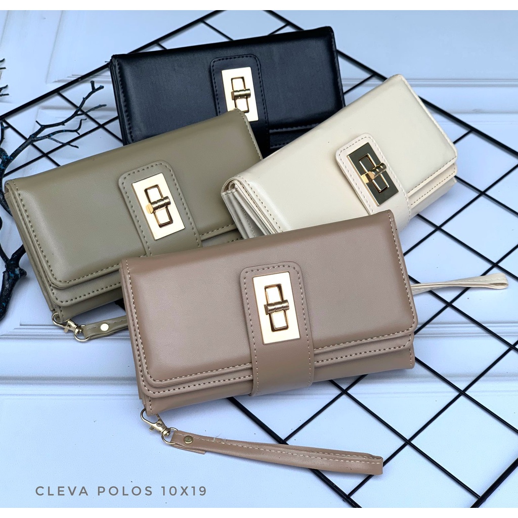 READY STOCK DOMPET PANJANG WANITA/PRODUK LOKAL MURAH/DOMPET CLEVA