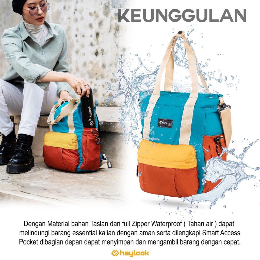 Tas Ransel Sekolah Kuliah Remaja Dewasa Trendy Tas Ransel Multifungsi Totebag Kekinian Tas Selempang Bahu Casual Keren Tas Multifungsi