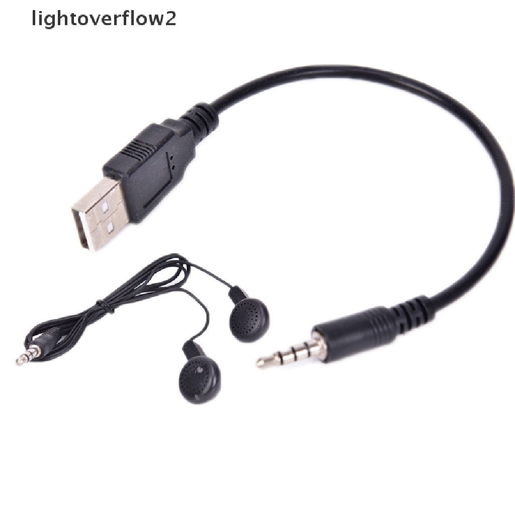 (lightoverflow2) 1pc Alat Perekam Suara Mini Portable 8GB 96 Jam (ID)