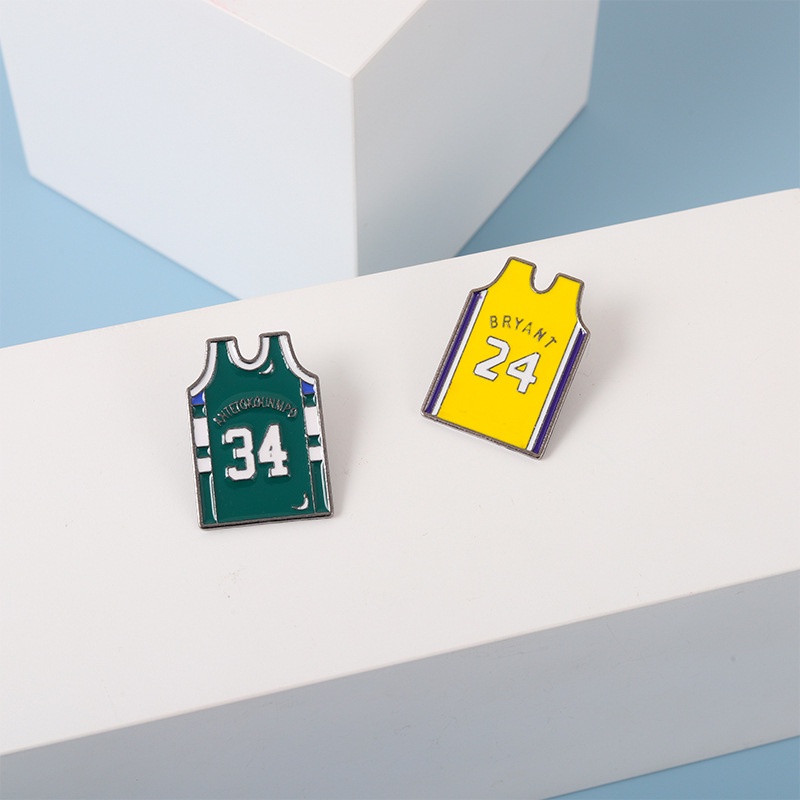 Bros Pin Desain Kartun Bintang Basket Untuk Anak