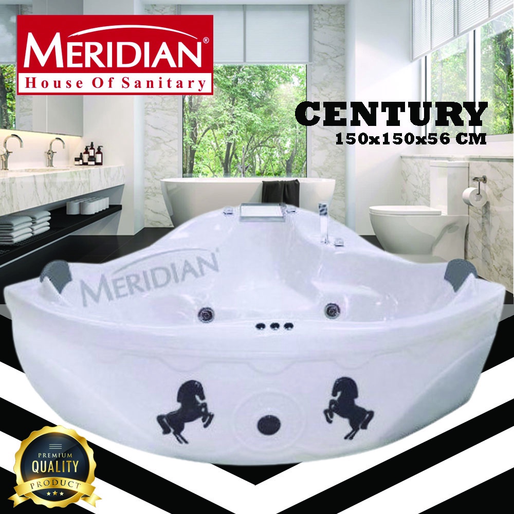 Bathtub Sudut Marble MERIDIAN Century