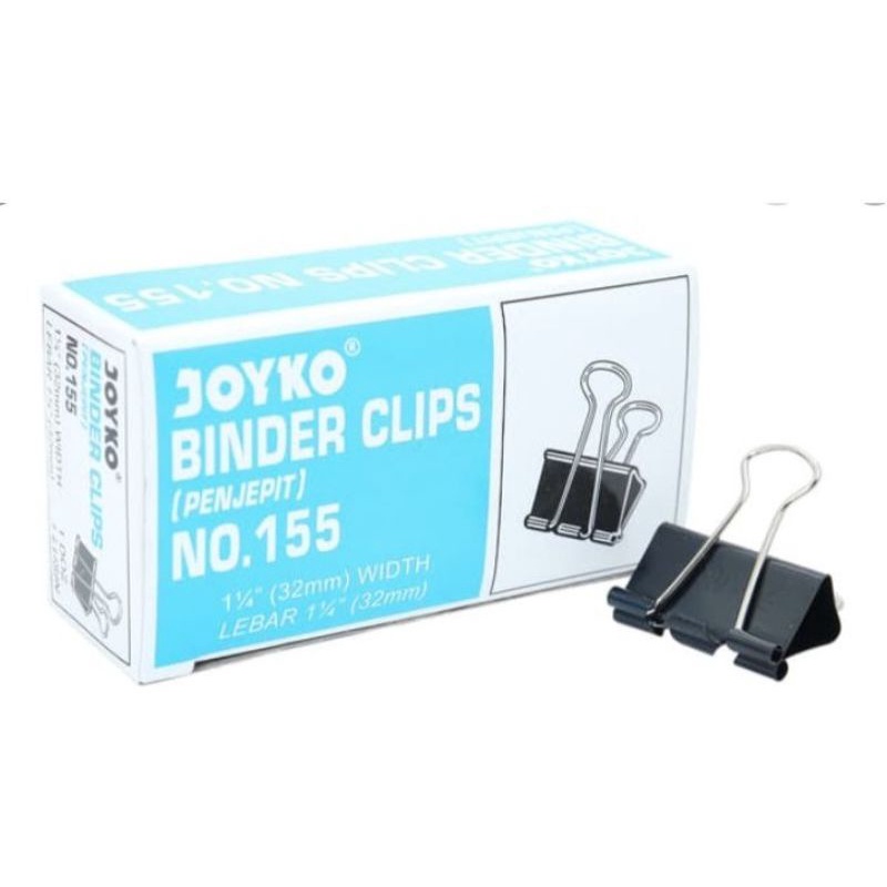 

Binder Clips Kenko No. 155 (1 Kotak isi 12 pcs)