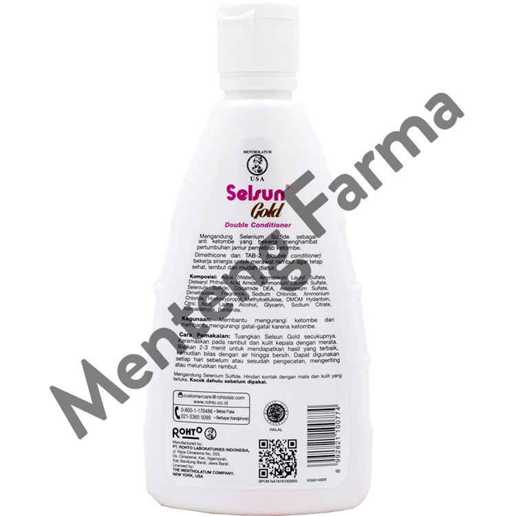 Selsun Gold Shampoo 120 ML - Sampo Anti Ketombe dan Double Conditioner