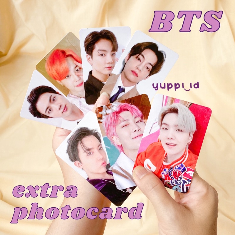 EXTRA PHOTOCARD BTS | PREMIUM QUALITY | GLOSSY | Khusus Untuk Hampers dan Gift Box Yuppi_id | Photoc