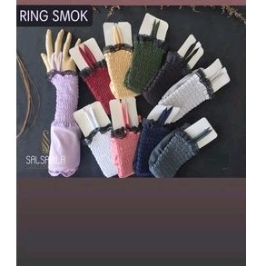 Handsock Ring Smok Ori Salaabila Collection / Handsock Ring Renda / Manset Cincin / Handsock Cincin