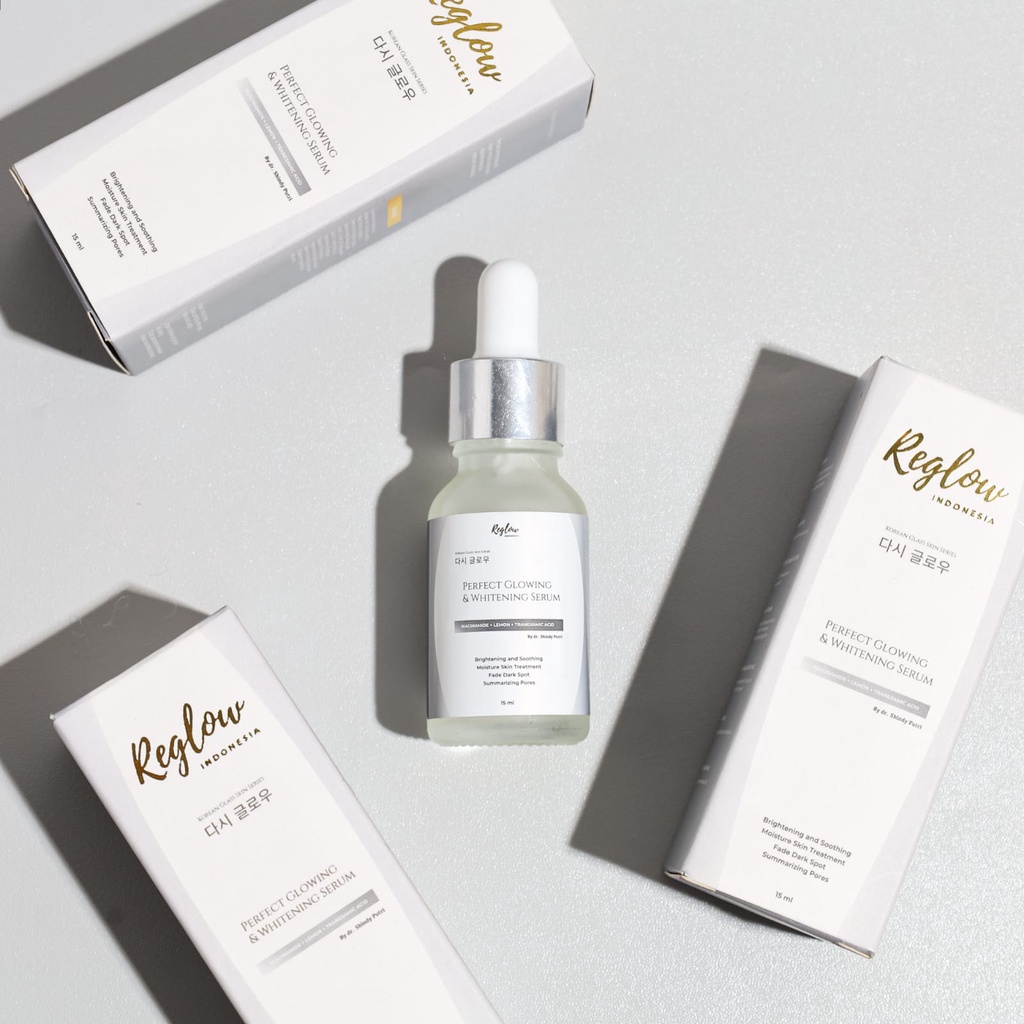 Reglow Paket Kulit Sensitif Serum - Intensive Cream dan Facial Wash - Isi 3 (Facial Wash, Serum &amp; Cream)