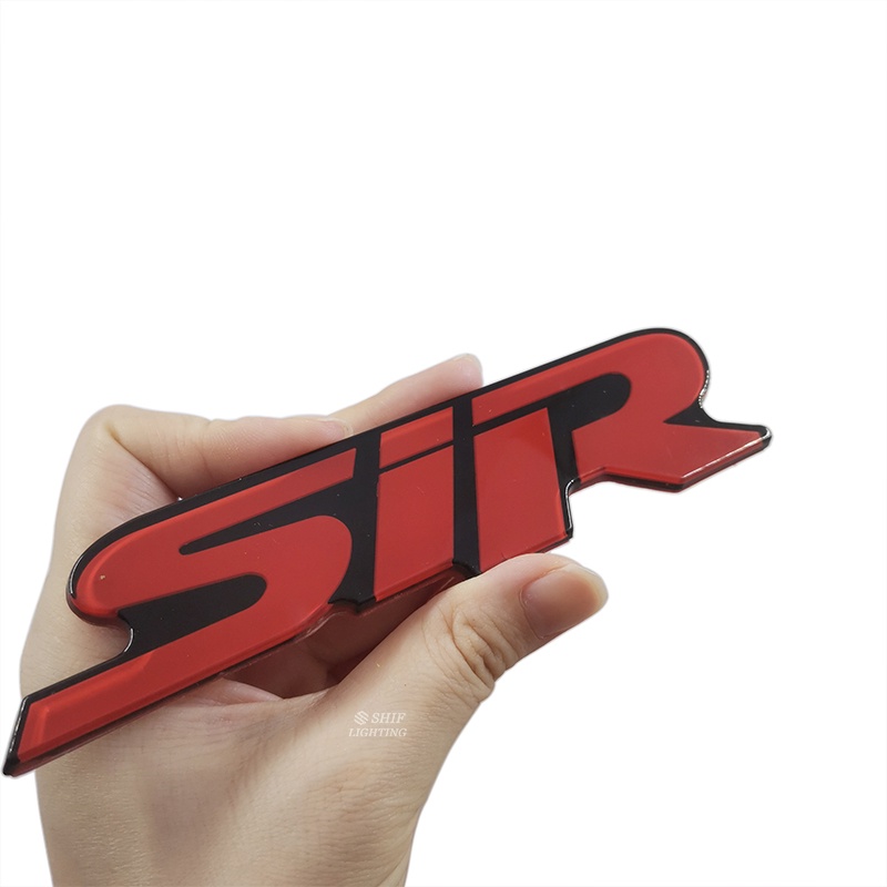 Sir - 1pc Stiker Emblem / Badge Logo SiR Bahan Akrilik Kualitas Tinggi Untuk Dekorasi Mobil