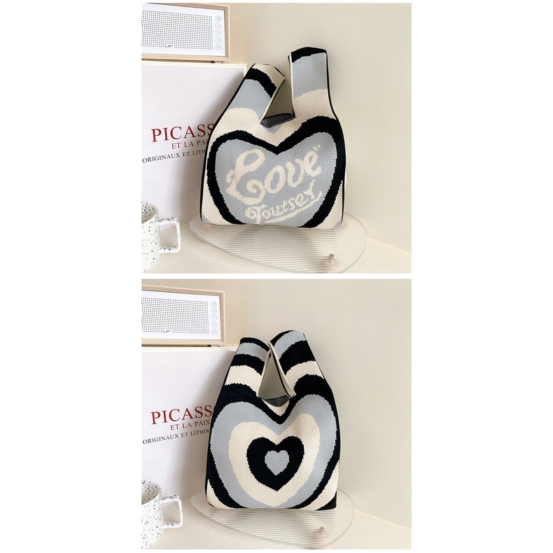 Serenity Tote Bag Wanita Terbaru / Tas Motif love / Hand Bag Wanita / Kualitas Terjamin Bagus / Tas Lucu / Import - 498