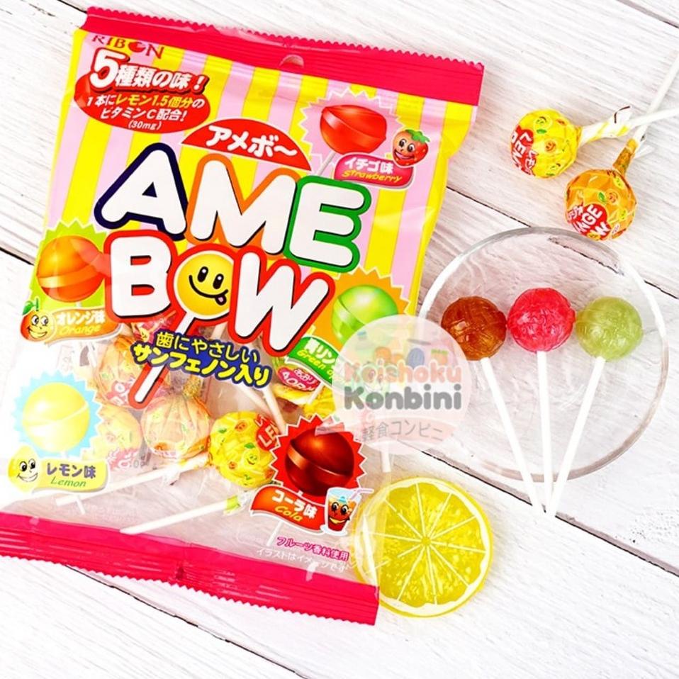 

CodeX3j3I--Japanesse sweet ribon ame bow lollypop candy / permen jepang / camilan jepang / permen impor