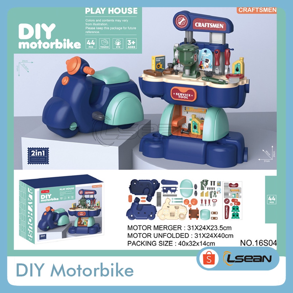 DIY MOTORBIKE | MAINAN EDUKASI ANAK DIY RAKIT/SUSUN