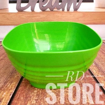 PROMO 1.PCS MANGKOK PERSEGI POLOS PLASTIK BERKUALITAS TEBAL DAN KUAT