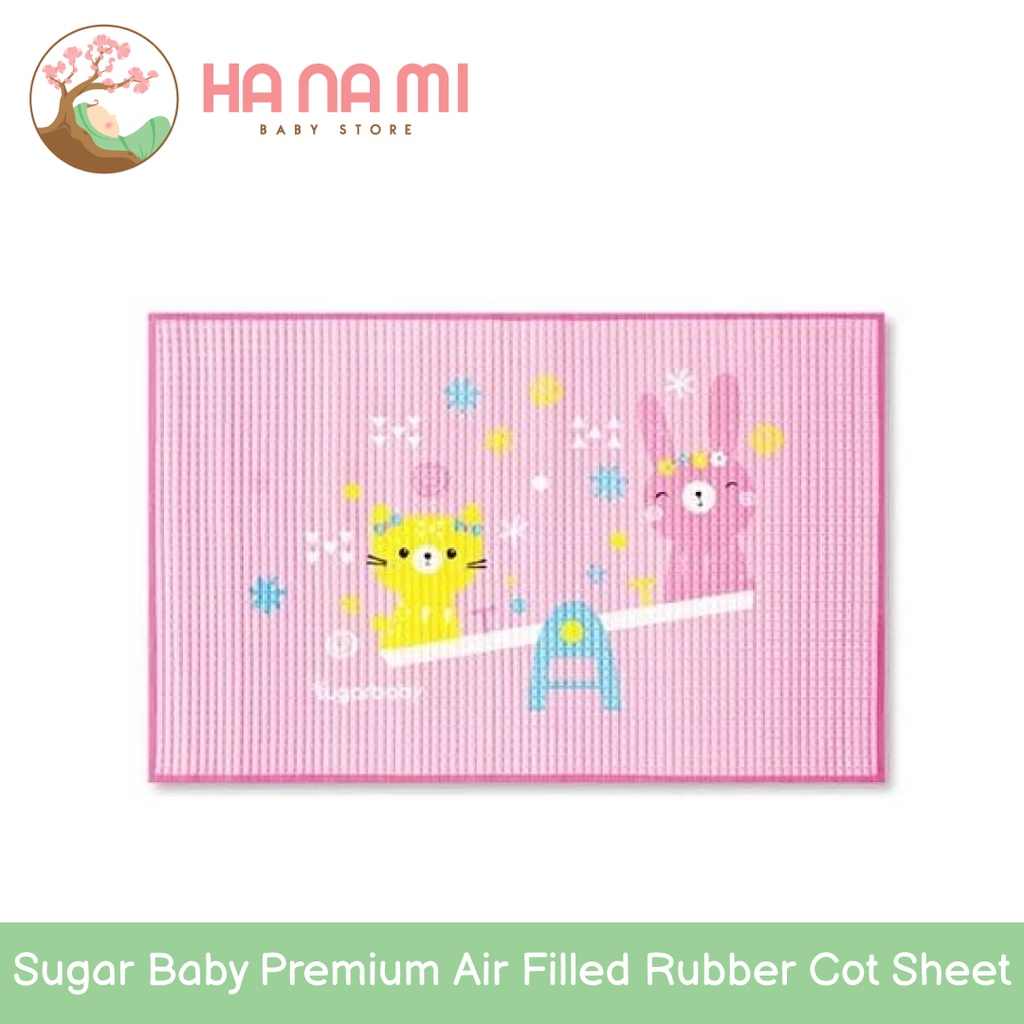 Sugar Baby Organic Healthy Premium Air Filled Rubber Cot Sheet SugarBaby