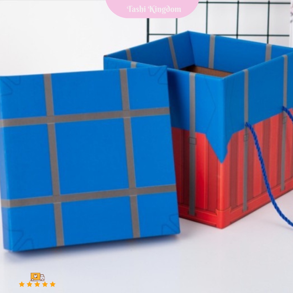 

KOTAK HADIAH SNACK BIRU XL / BOX GIFT PUBG , KOTAK KADO , KOTAK PACKING SNACK / BOX HADIAH SOUVENIR / DUS SNACK