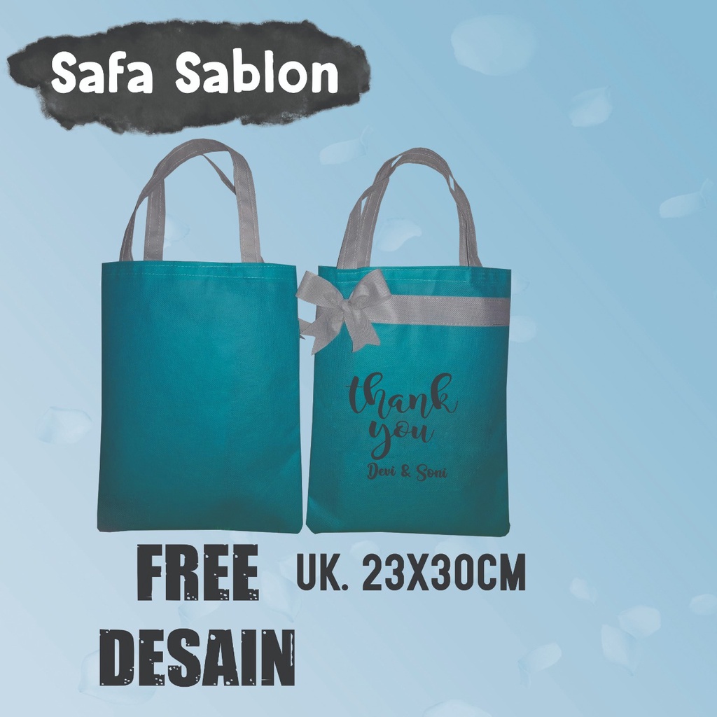 UNDANGAN PERNIKAHAN MODEL TAS KOMBINASI  SABLON / SOUVENIR PERNIKAHAN MURAH