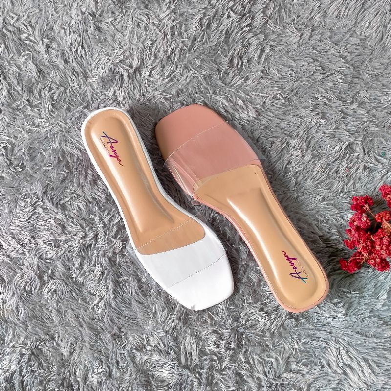 Aesya Sandal Wanita Hak 2cm Sandal Wanita Kekinian Sandal Heels Sandal Wanita Simple Kekinian Sandal