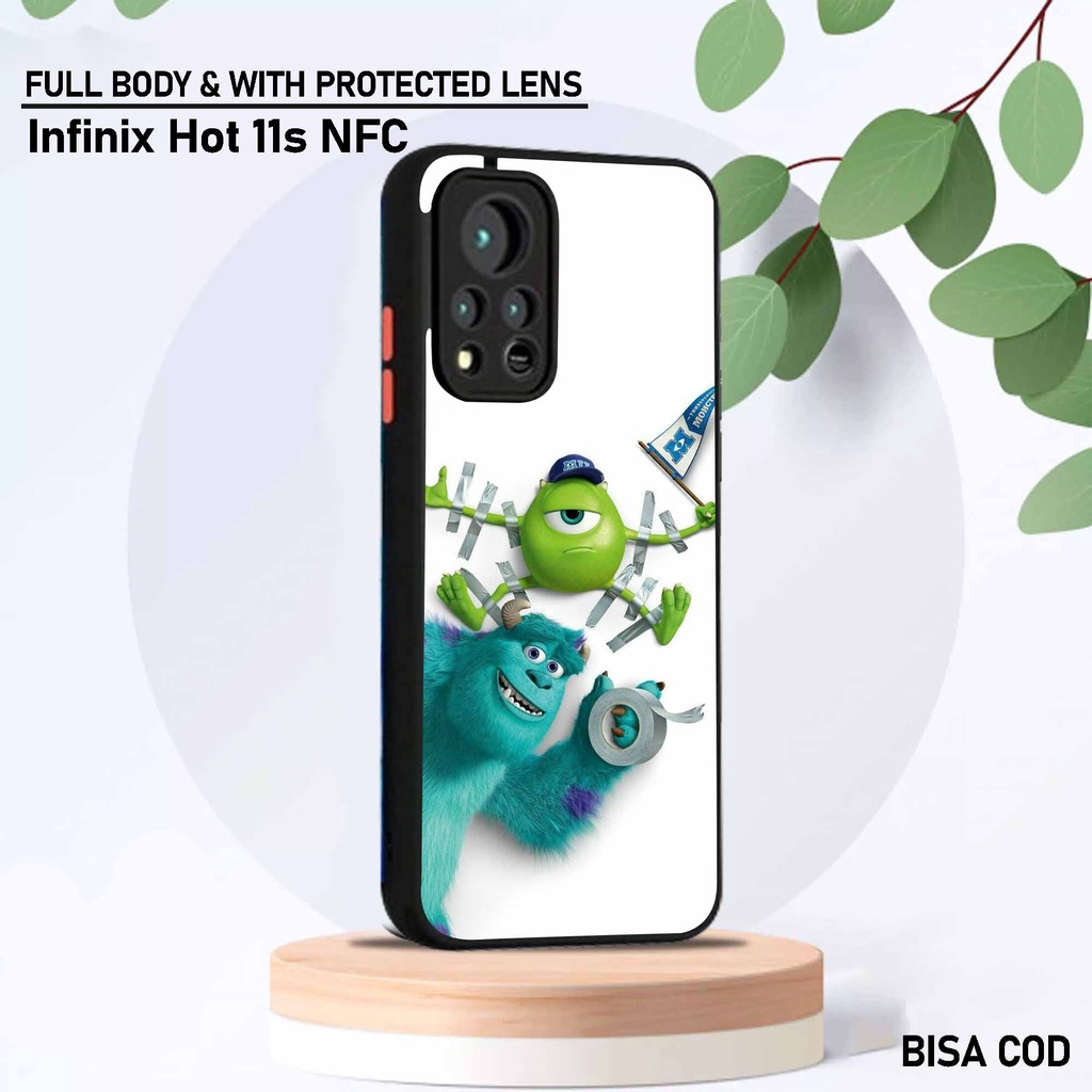 Softcase Dove Infinix Hot 11s Nfc - Motif [ Kartun Kiler ] - Silikon Protec camera Infinix Hot 11s N