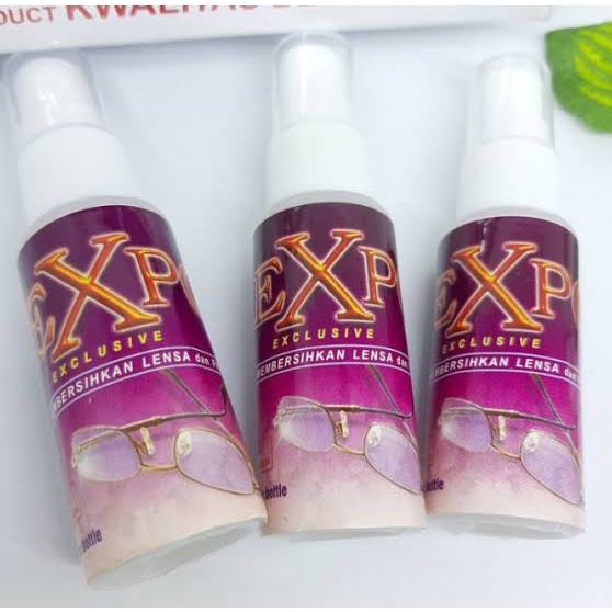 Expo Lens Cleaner Spray Semprotan Cairan Pembersih Debu Layar Lensa Kacamata Minus Kamera Laptop HP Buram