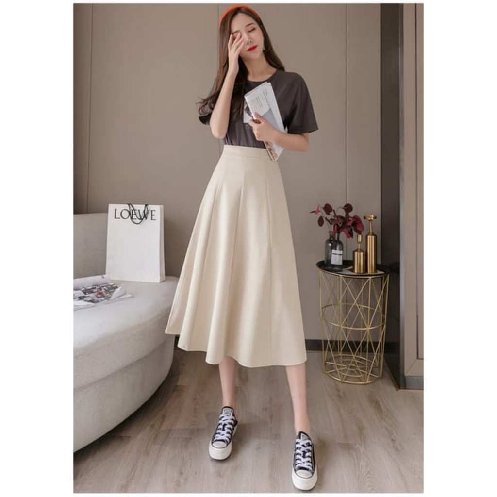 ALEEYA Rok Suede 7/8 / Raya Midi Skirt Suede (2520)