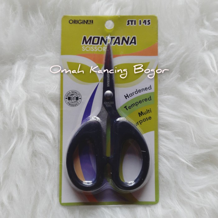 

Limited Kecil | Gunting Kertas Stainless Gagang Hitam 11.5 Cm | Scissor Limited