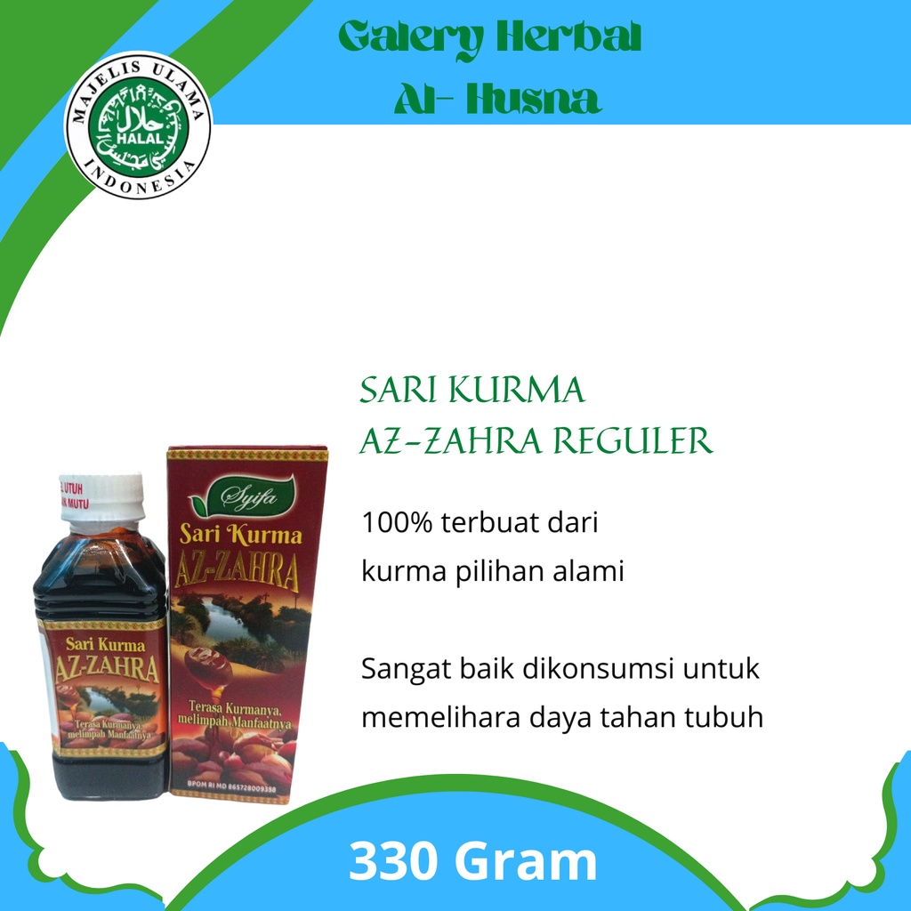 

Sari Kurma Az Zahra Melimpah Manfaat Stamina DBD Typus