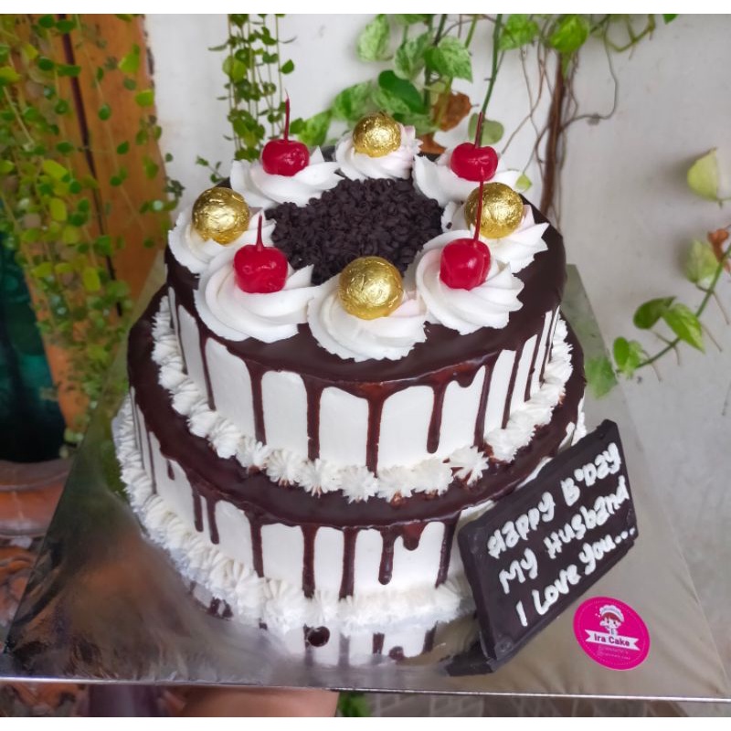 

Kue ulang tahun 2 tingkat uk 20cm & 16cm (gratis ongkir)