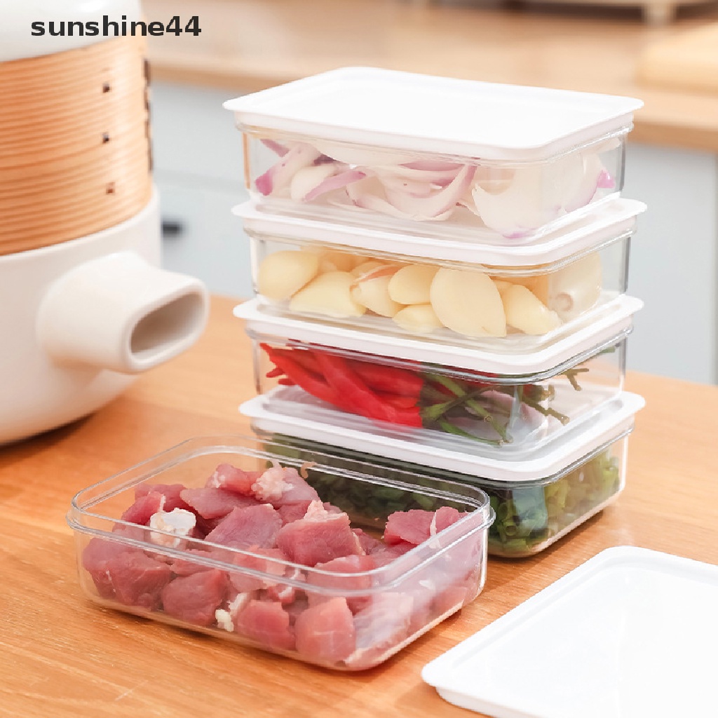 Sunshine Kotak Makan Siang Organizer Buah / Daging Tetap Segar Untuk Kulkas