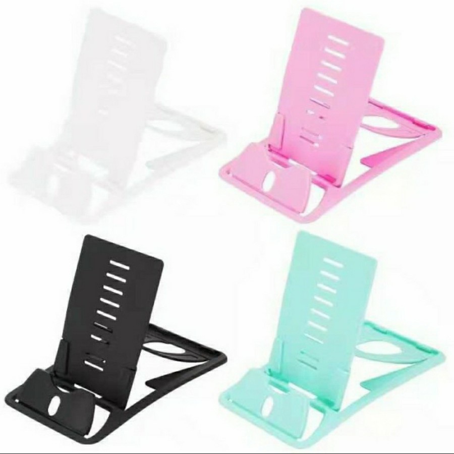 Stand Dudukan HP Tablet Ipad Holder Universal Hp Standing Handphone Meja Lipat Phone Holder Hape Sandaran Penyangga Handphone HP14