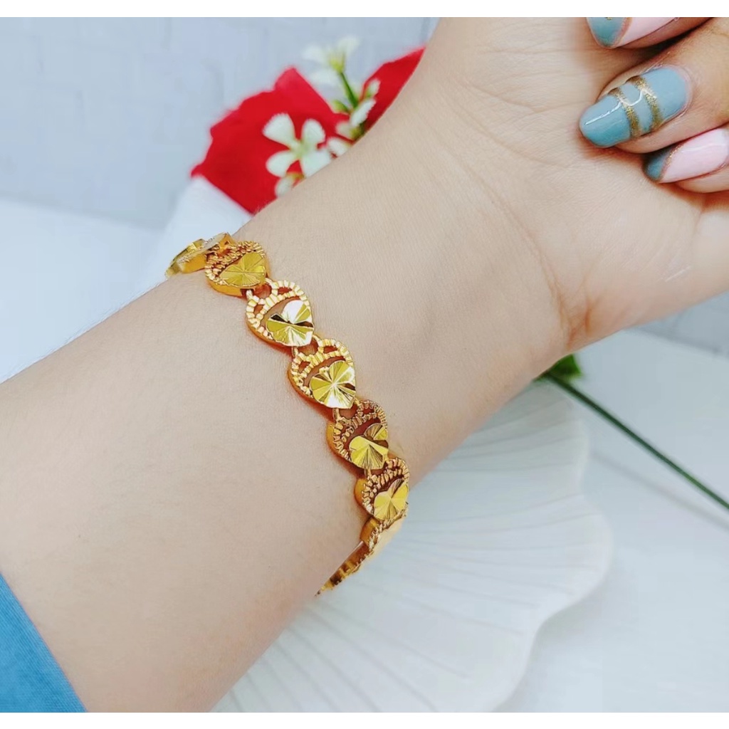 Gelang Xuping Lapis Emas 24K Perhiasan N118.119