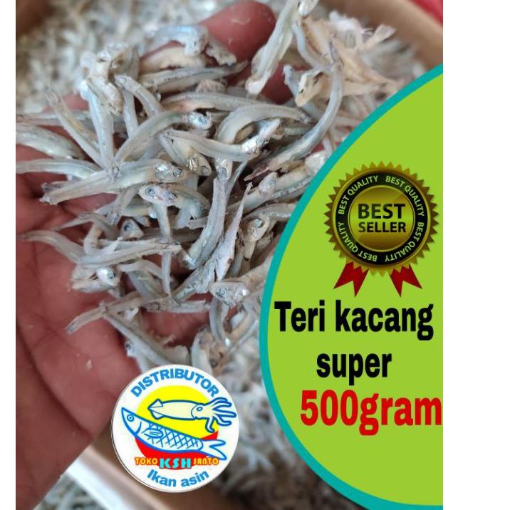 

TRCy5Y9k--Ikan asin teri kacang size sedang-500gram