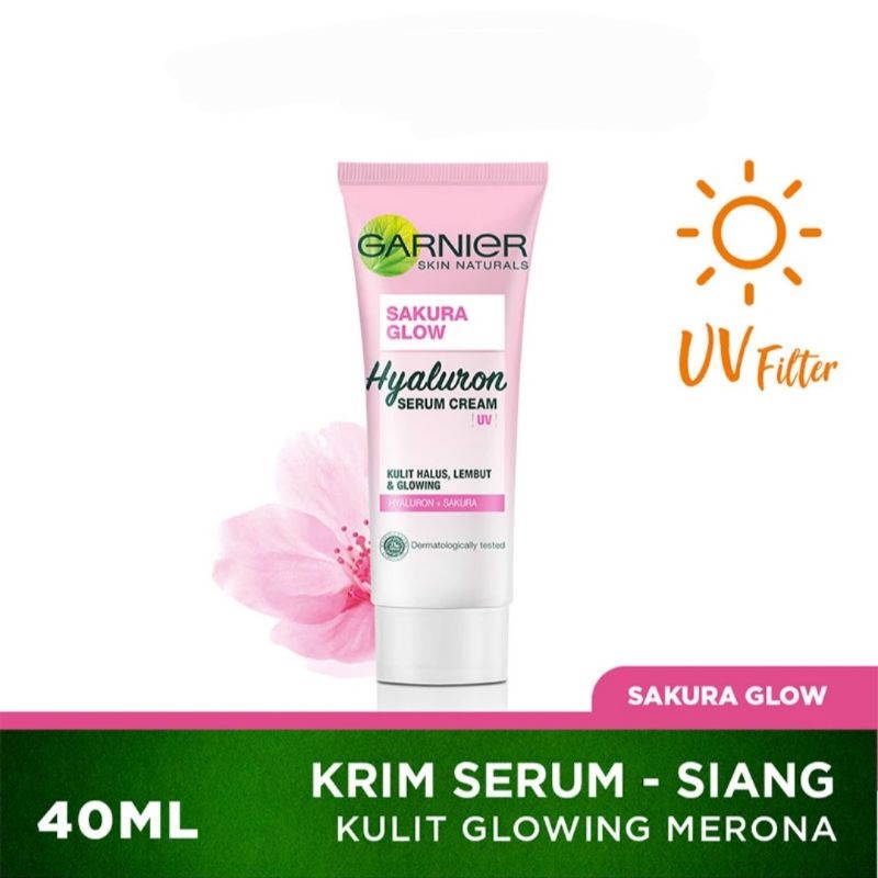 Garnier sakura glow day cream UV 40ml