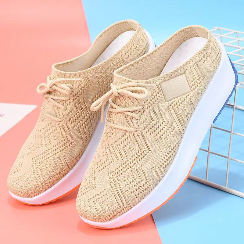 Sepatu Wedges Wanita Import JN3123 / Wedges Shoes Wanita fliknit