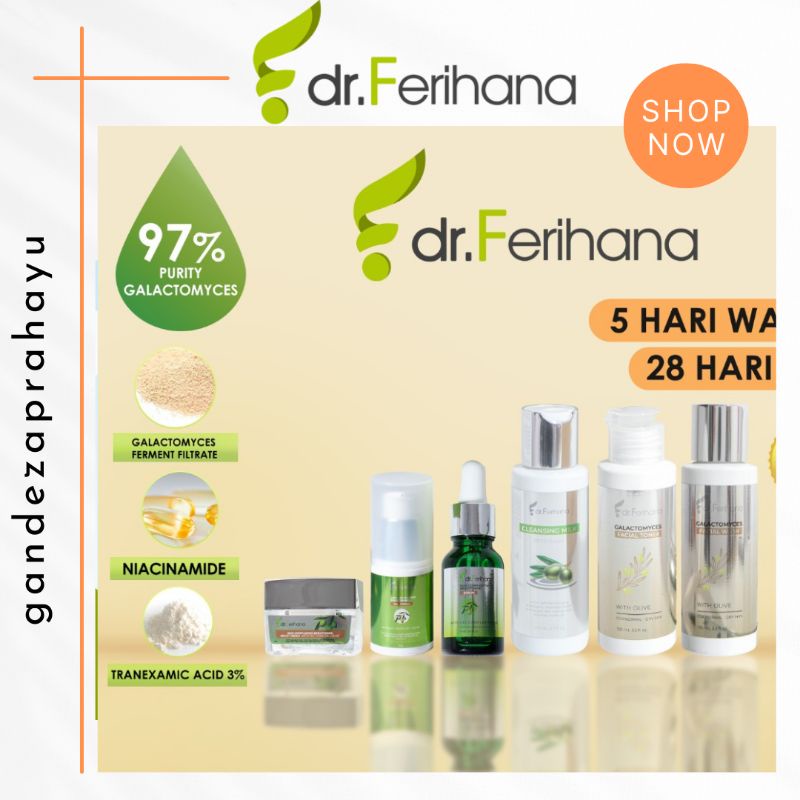 dr. Ferihana - Paket COMPLEXION /Memudarkan Flek dan melasma /Anti aging /Mencerahkan wajah dalam 5 