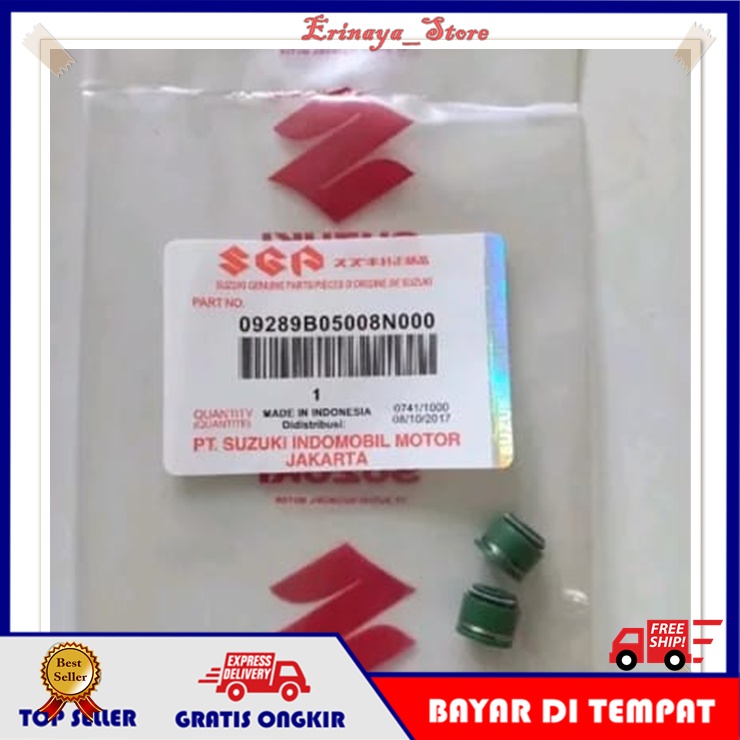 ORIGINAL SGP Seal Klep Sil Klep Karet Penyetel Klep Motor Suzuki Smash Shogun 125 Otomotif Original 
