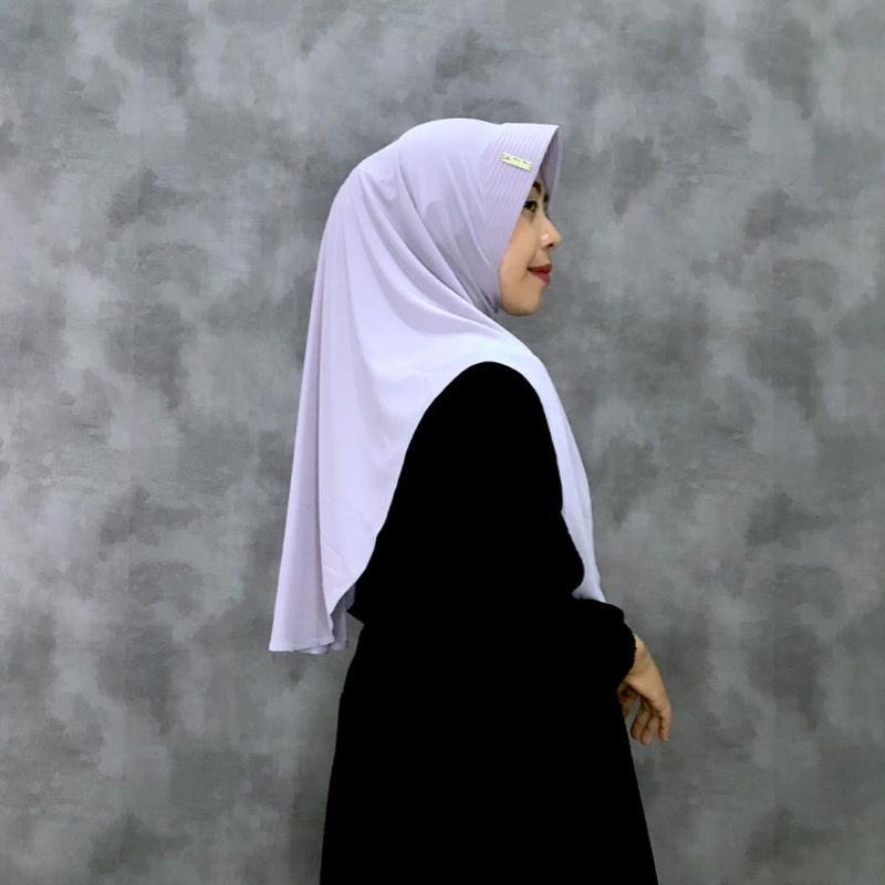 JILBAB DOA IBU TERBARU JERSEY  HIGH QUALITY OVAL DEC TERBARU/JILBAB INSTAN