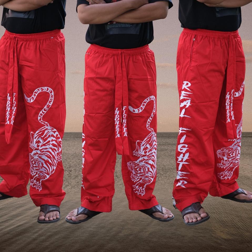 [MM.18Oc22х] Celana Silat - Celana Silat Bordir - Celana Silat Hitam - Bordir Harimau - Celana Panja