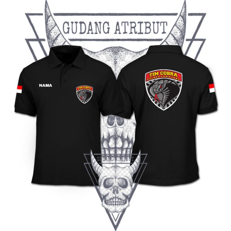 KAOS.POLOSHIRT.TIM.COBRA.POLRES.LUMAJANG.
