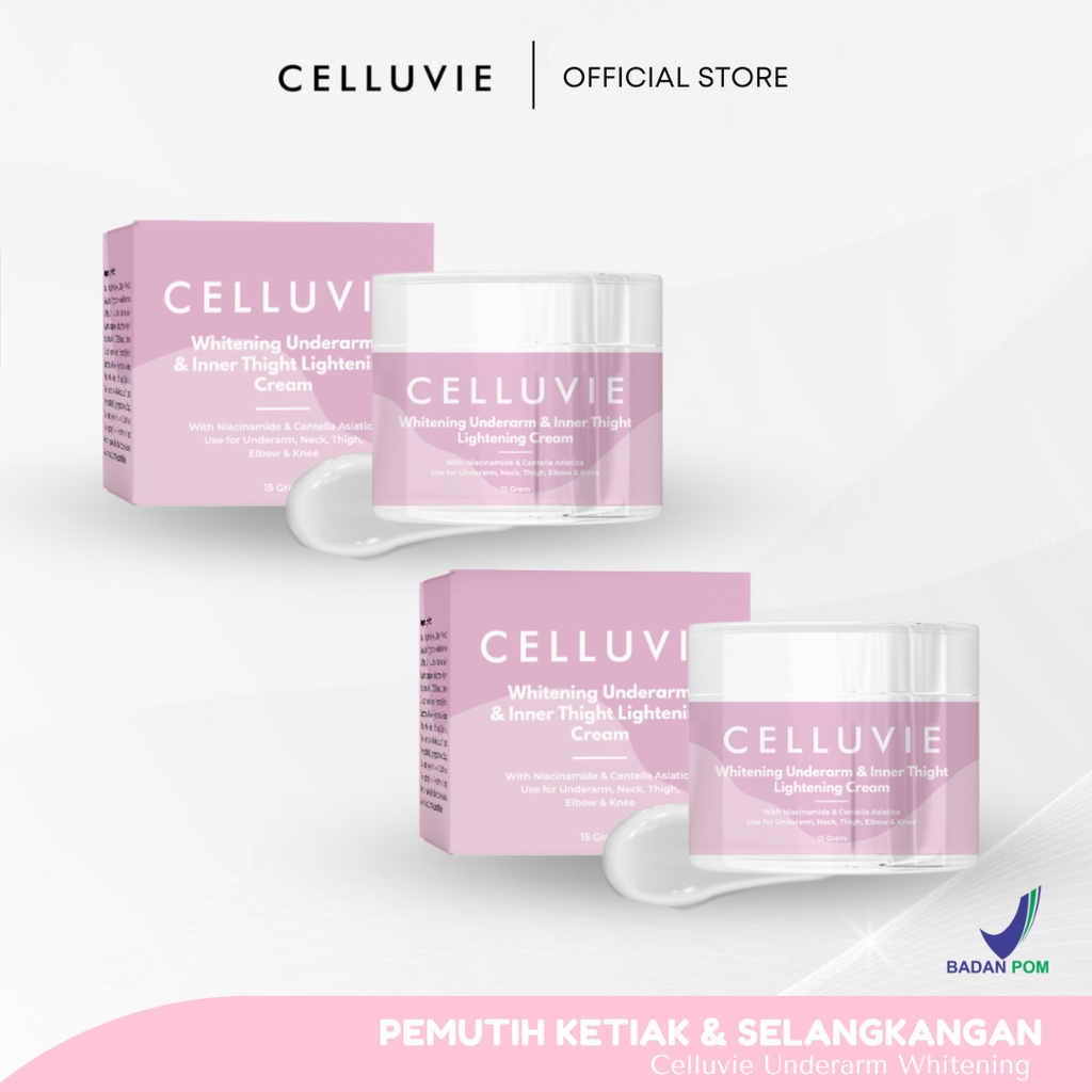 BELI 2 CELLUVIE Underarm Whitening Ketiak Selangkangan Cerah GLOWING
