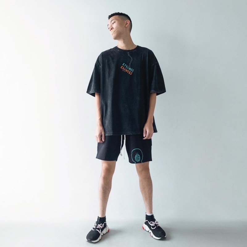 FAITH FADE DYSTOPIA - Eternal Sadness Oversized Tee (Black Washed)