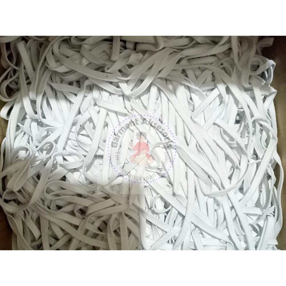 Karet Elastis Kiloan Ukuran Lengkap P4 P5 P6 P8 P10 / Karet Elastis 1" - 2" Kiloan / Karet Celana Ki