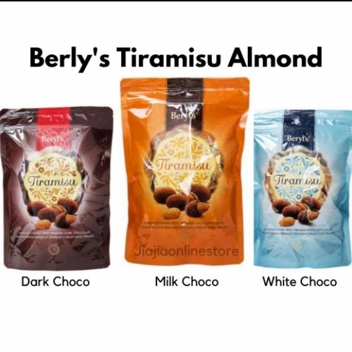 

BERLYS TIRAMISU ALMOND CHOCOLATE BERYLS KACANG ALMOND COKLAT-MILK/DARK
