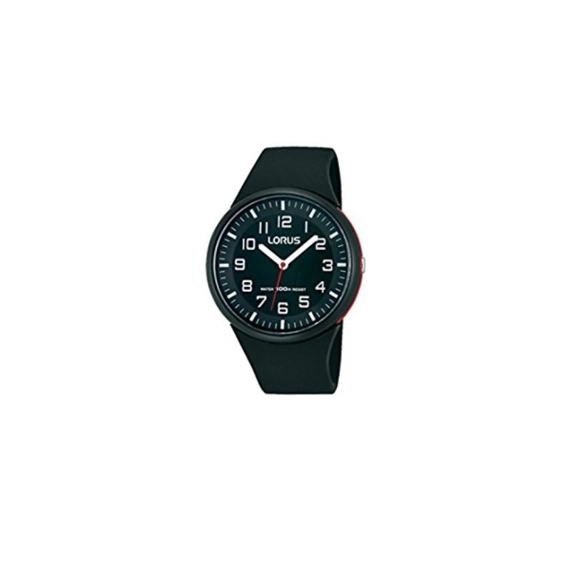 Lorus jam tangan hitam merah RRX47DX-9 | Jam Tangan Pria atau wanita