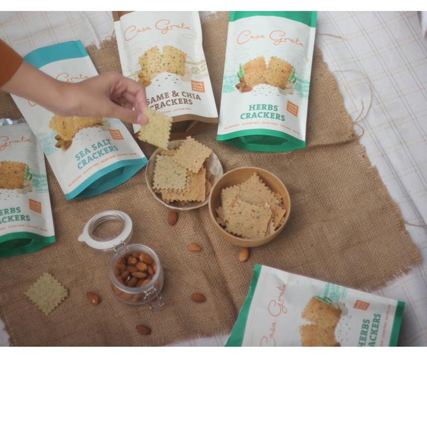 

COD Casa Grata Gluten Free - Dairy Free - Egg Free Crackers / Snacks 70g !!!