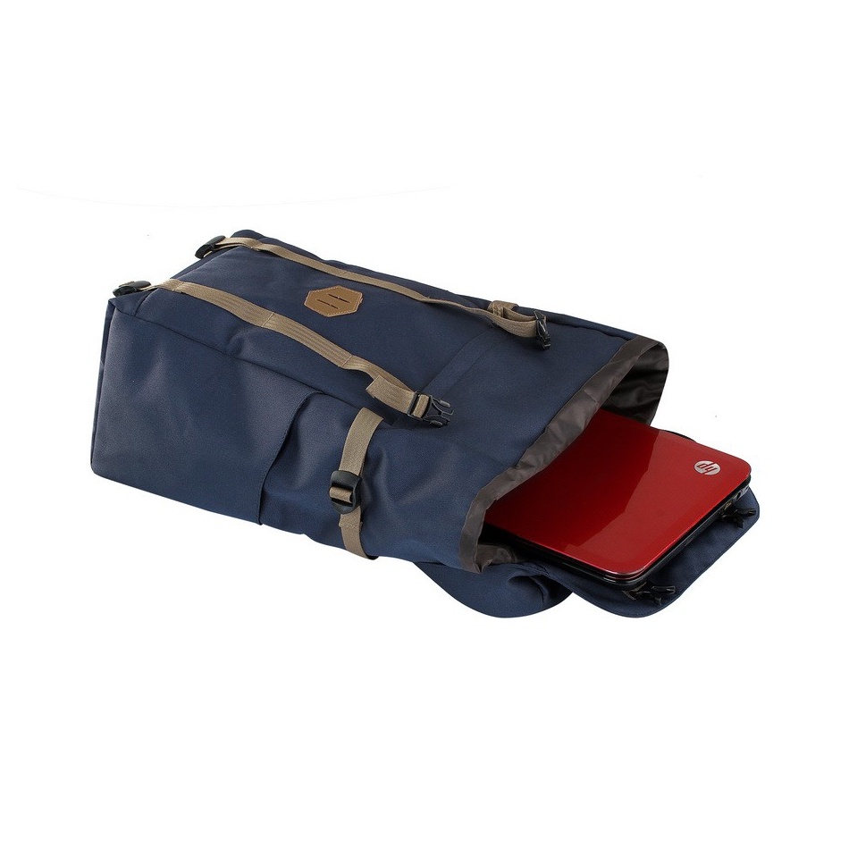 BORA NAVY ORIGINAL x ATVA Tas Ransel Casual Biru Dongker Pria Daily Backpack Kuliah Kampus Kerja Kantor Sekolah SMA SMK Remaja Dewasa Tas Punggung Laptop Ukuran Besar 14 Inch Bagpack Distro Jalan Traveling Premium Outdoor Travel Bag Keren Terbaru Kekinian