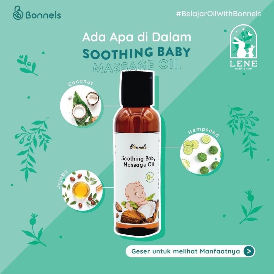 Bonnels Soothing Baby Massage Oil 100ml