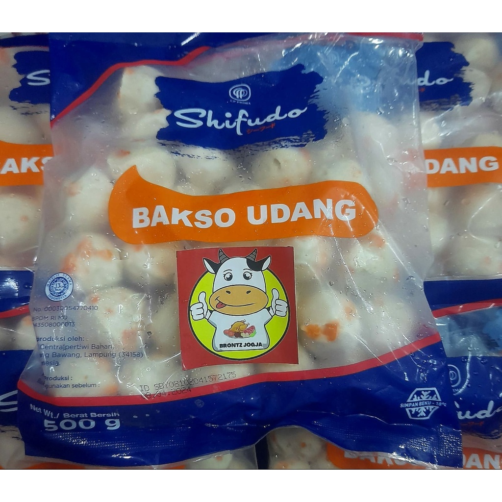 Jual Shifudo Bakso Udang 500gr Frozen Food Brontz Jogja Shopee