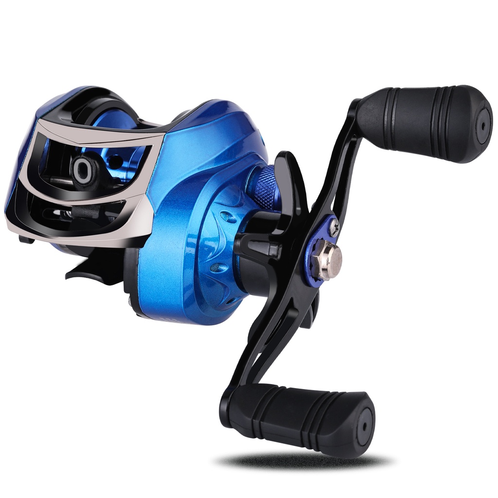 Baitcasting Fishing Reel Metal Spool High Speed 10KG Max Drag BC Kecepatan Tinggi Up To Casting Reel 18+1BB 8.1:1 Reel pancing BC Reel  Kecepatan Tinggi  Laut Memancing Untuk Bass Di Lingkungan Laut Reel Fishing Wheel Gulungan Kabel Gear