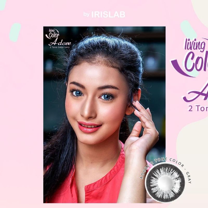 Living Color Adore Softlens Warna Ukuran Normal