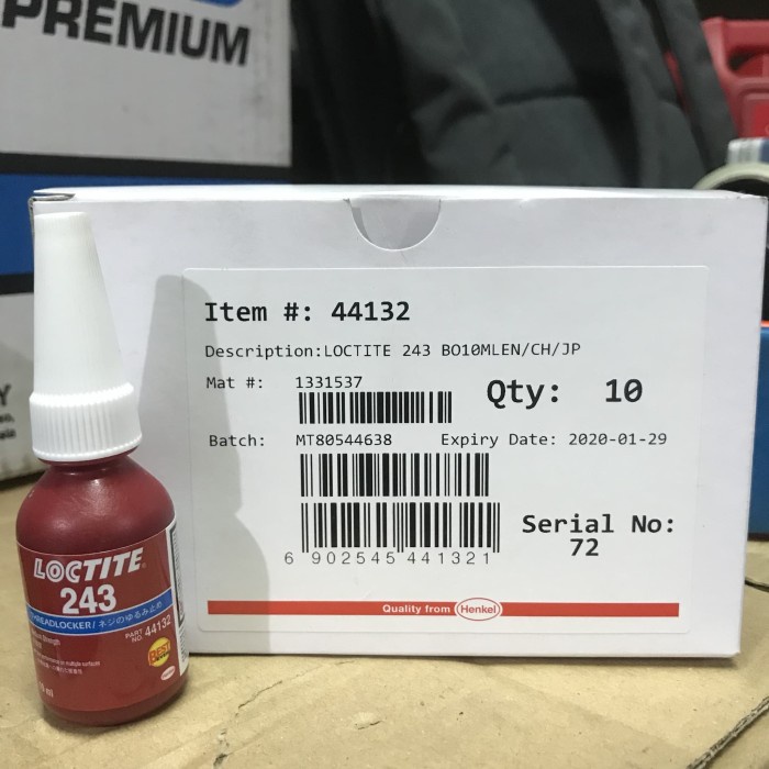 Lem loctite 243/loctite threadlocker 243/lem loctite