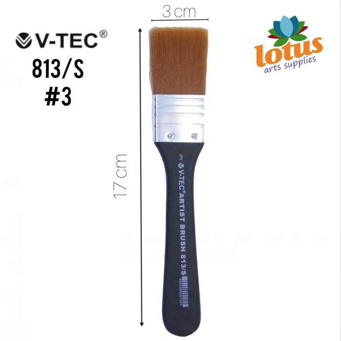 

Produk V-Tec Kuas 813 No 3 Short Bergaransi