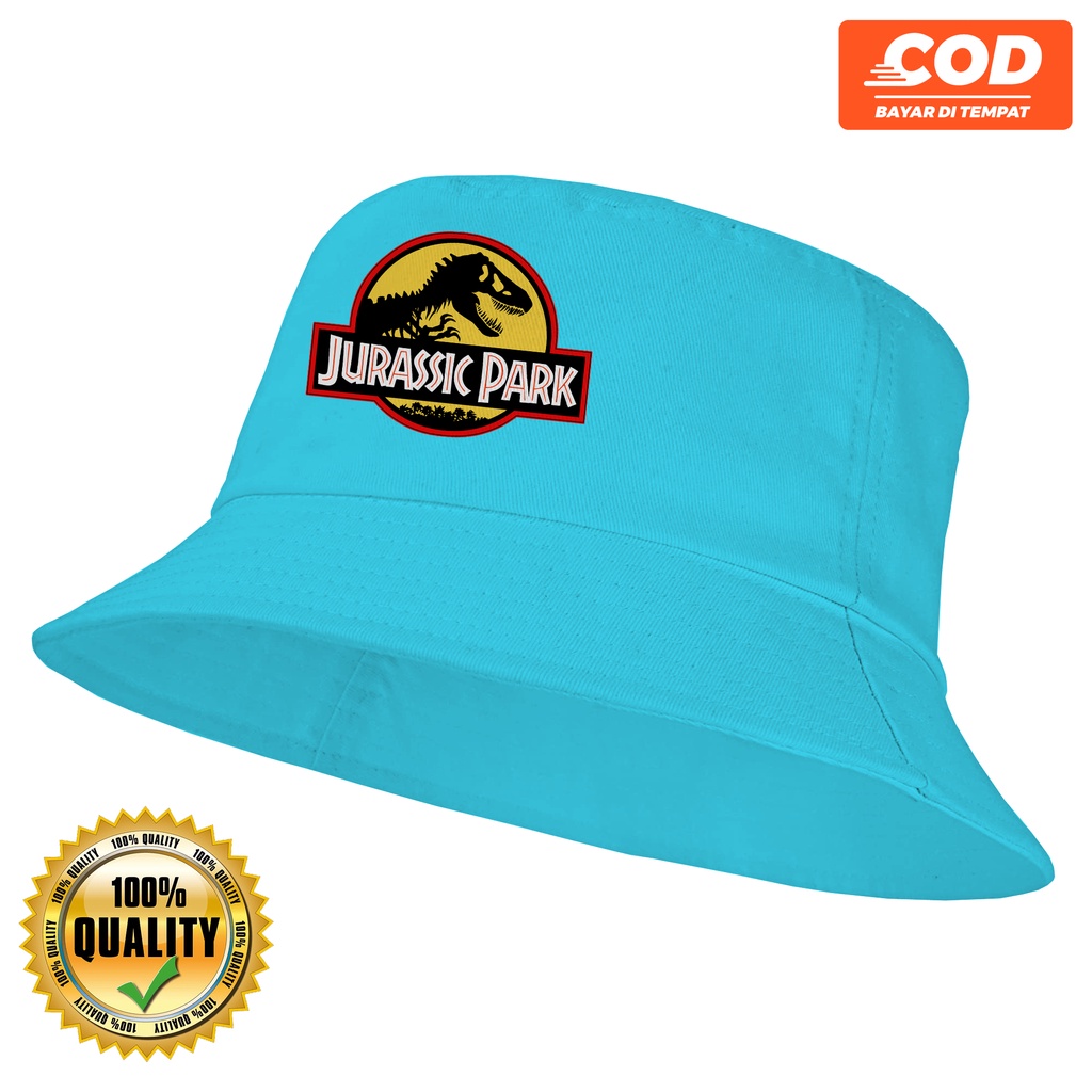 Topi bucket hat jurassic park premiu bucket hat ithinkclothing